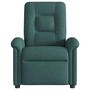 Voir la diapositive 5 : VIDAXL Fauteuil de massage inclinable electrique Vert fonce Tissu