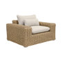 Voir la diapositive 6 : SWEEEK Salon de jardin extra large pour 4 personnes en résine beige - Gubbio - coussin beige