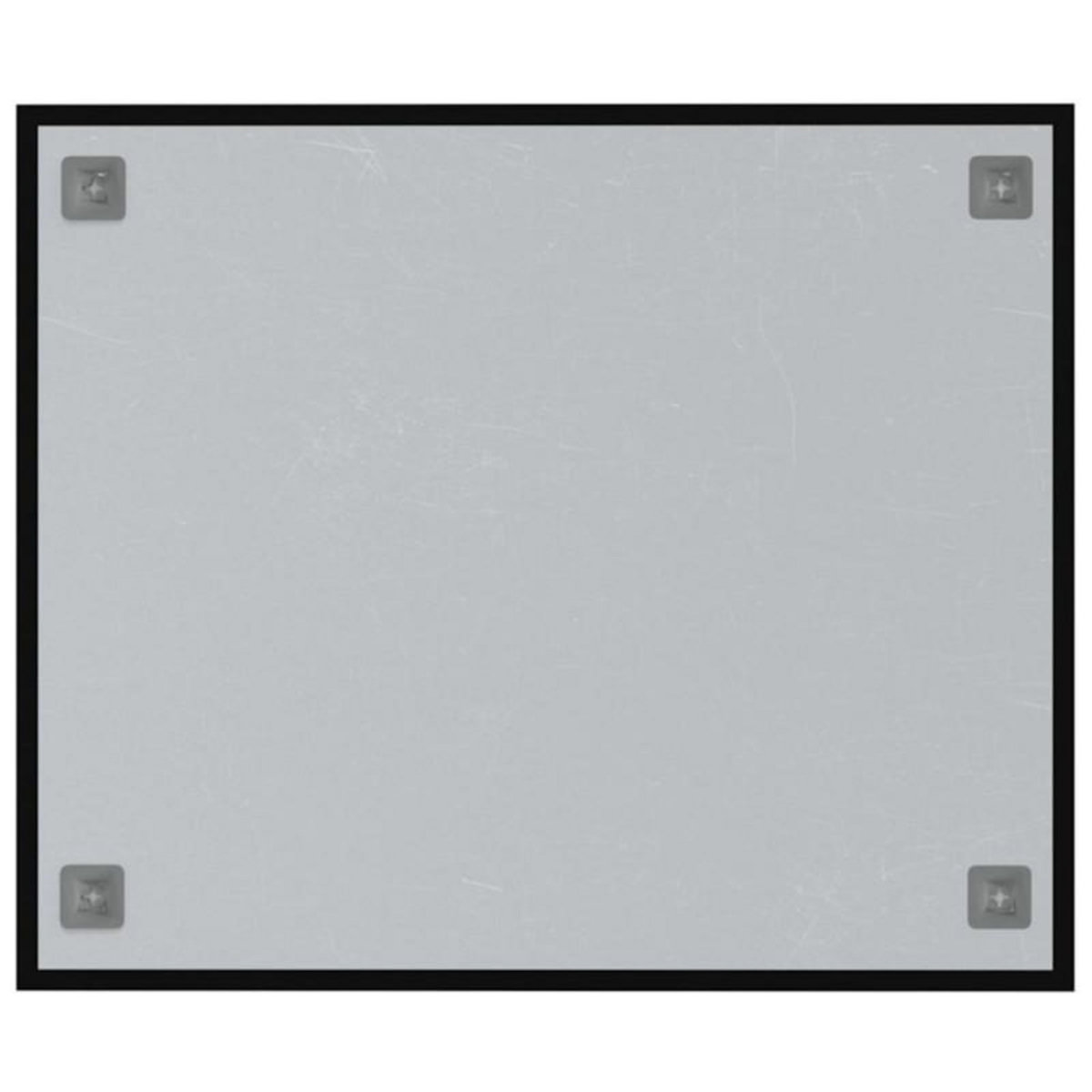 VIDAXL Tableau noir magnétique mural Noir 60x50 cm Verre trempé