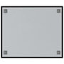 Voir la diapositive 4 : VIDAXL Tableau noir magnétique mural Noir 60x50 cm Verre trempé