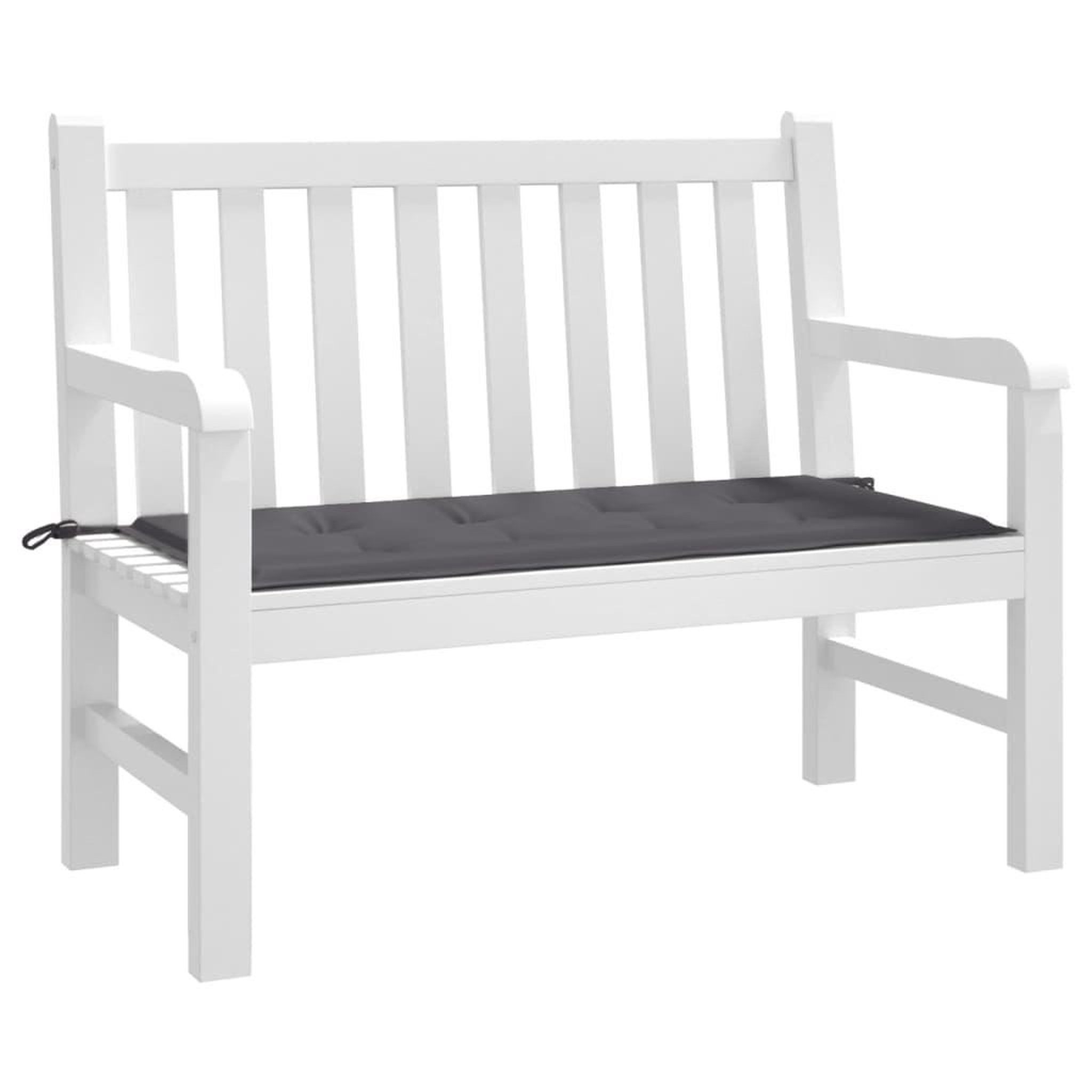 Voir la diapositive 3 : VIDAXL Coussin de banc de jardin anthracite 100x50x3 cm tissu oxford