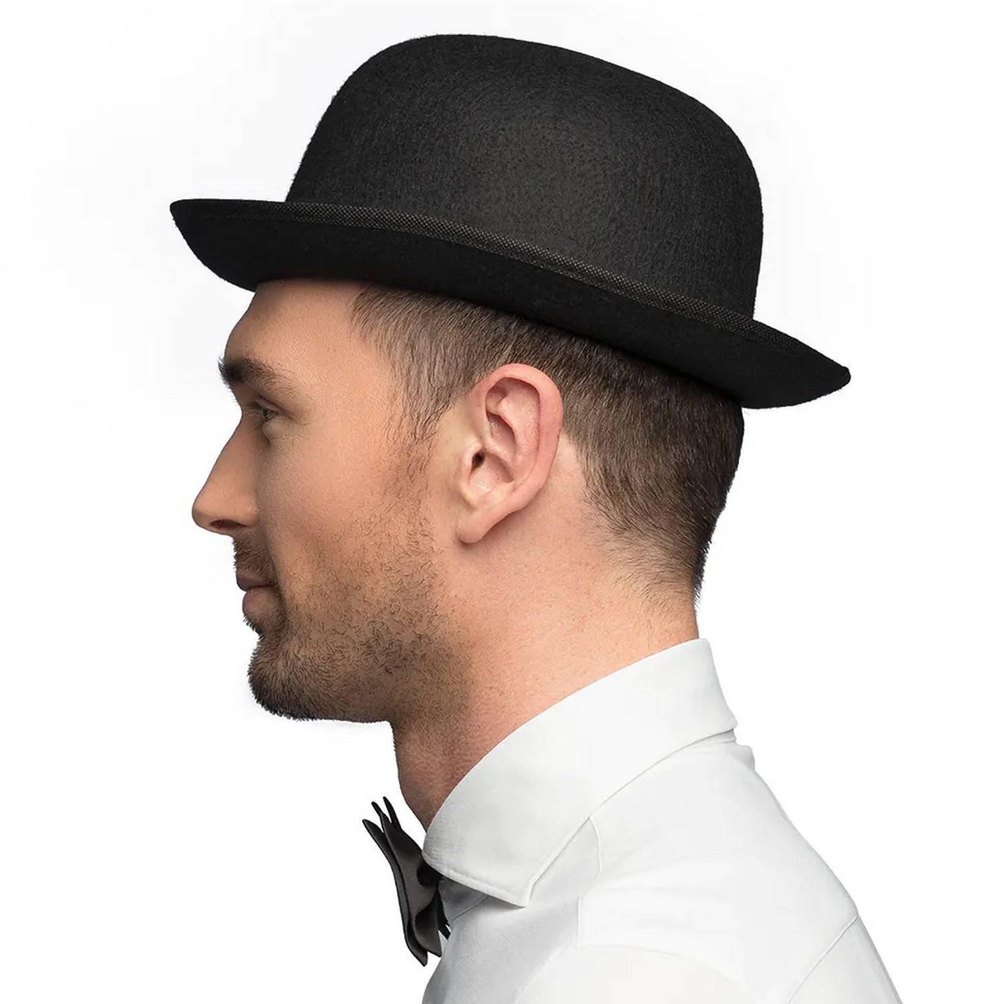 Voir la diapositive 2 : Boland Chapeau Melon Noir - Adultes