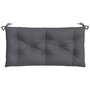 Voir la diapositive 4 : VIDAXL Coussin de banc de jardin anthracite 100x50x7 cm tissu oxford