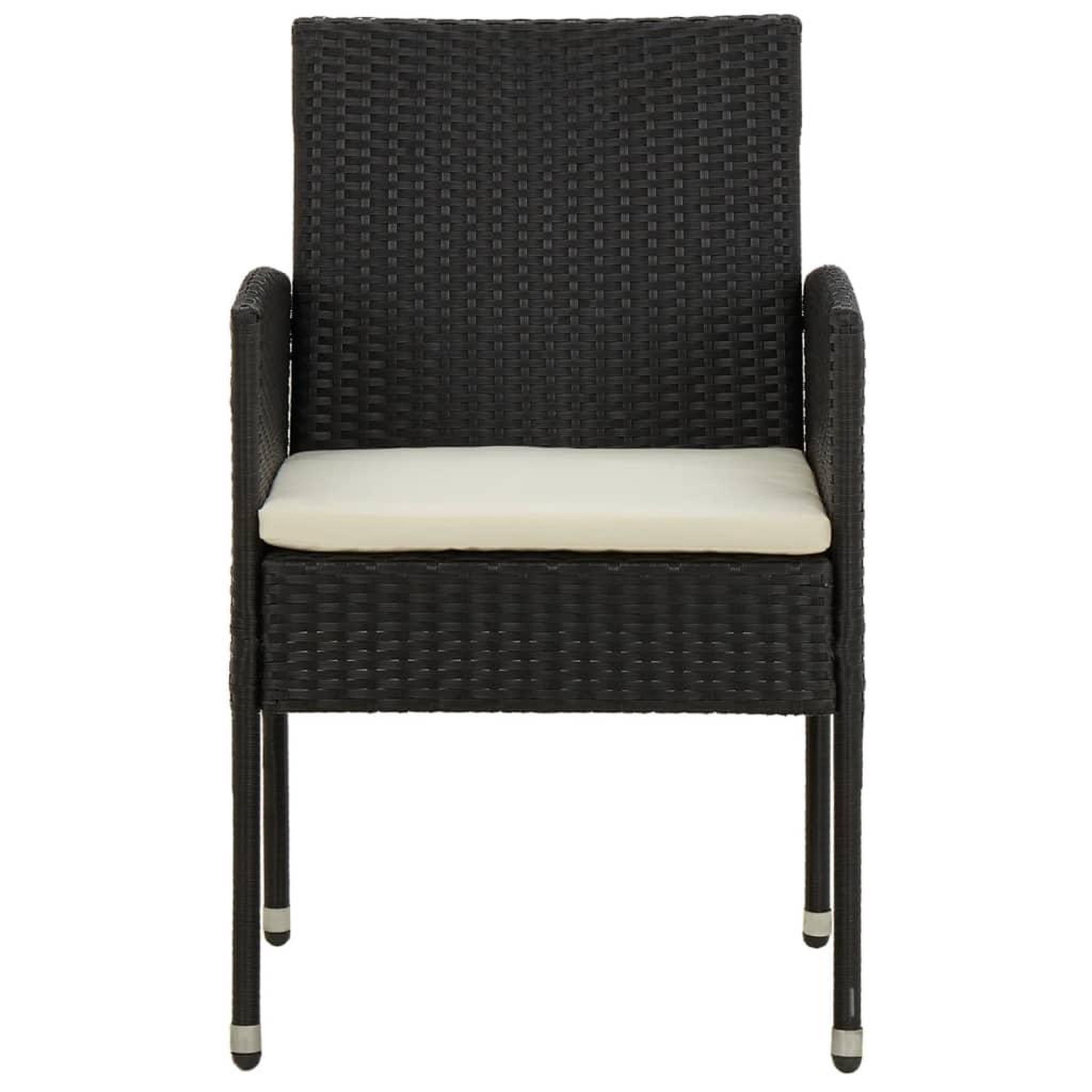 Voir la diapositive 5 : VIDAXL Ensemble a manger d'exterieur 9 pcs Resine tressee Noir