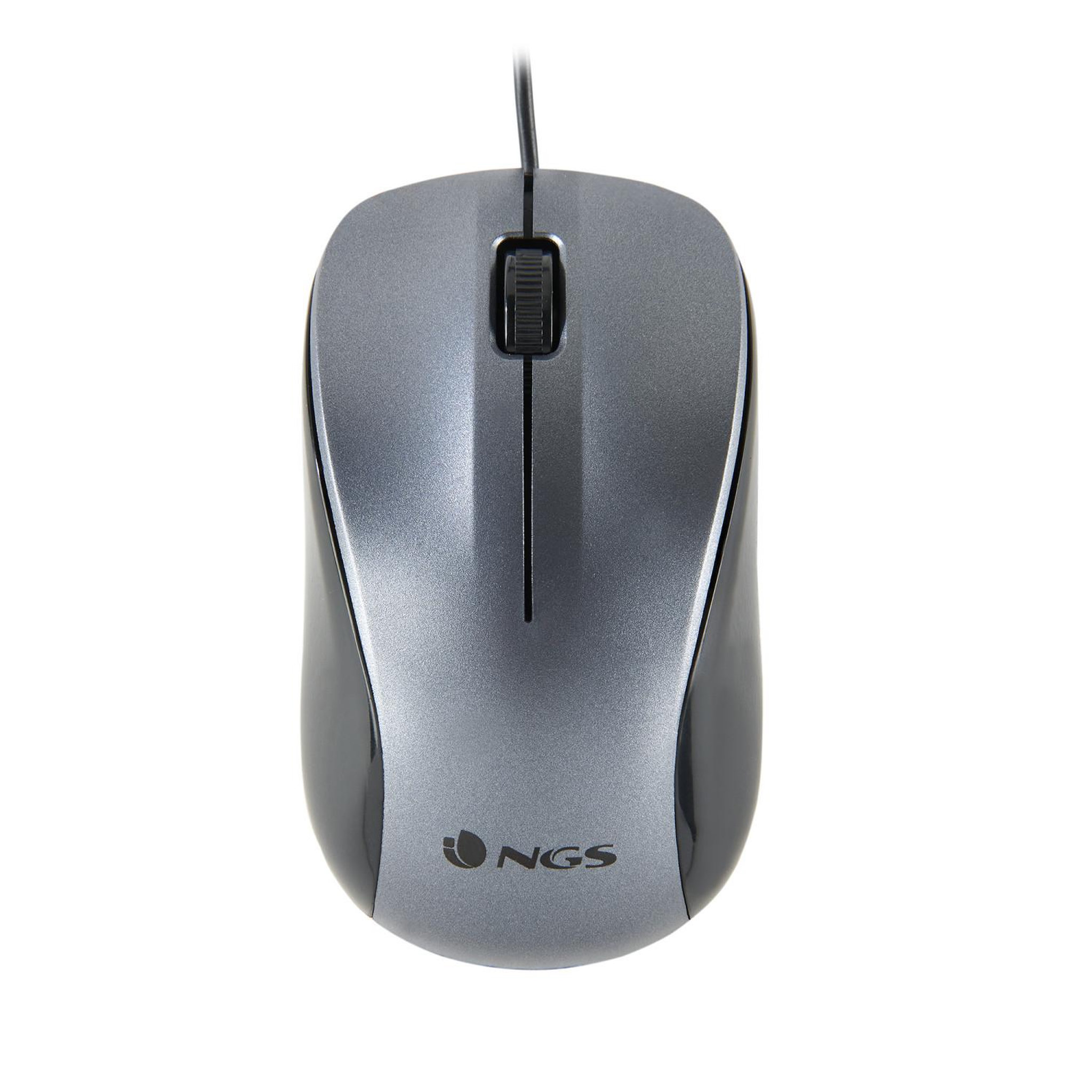 NGS Ngs crew souris bureau ambidextre usb type-a optique 1200 dpi