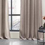ATMOSPHERA Rideau Occultant  Tresse  140x260cm Gris Foncé