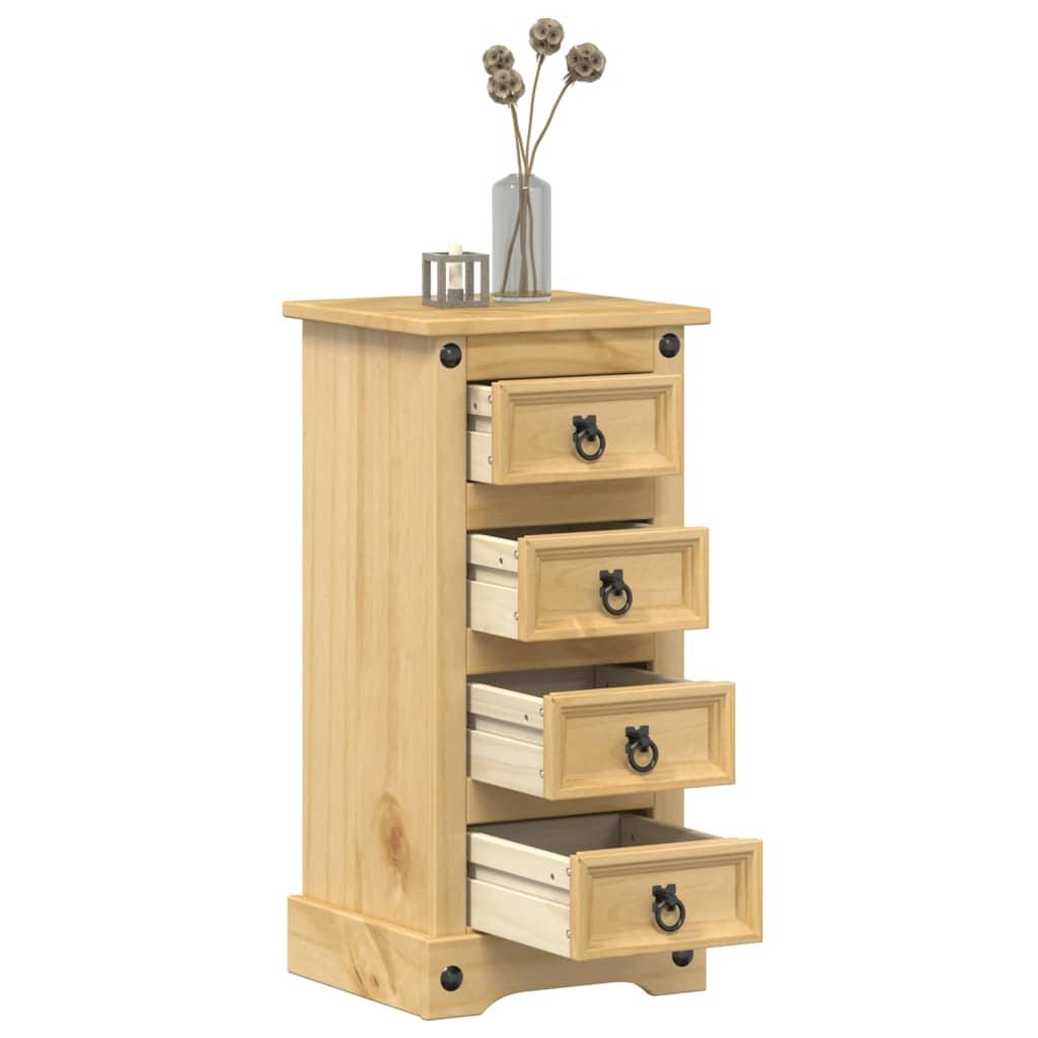 VIDAXL Table de chevet  35x32,5x74 cm bois de pin massif