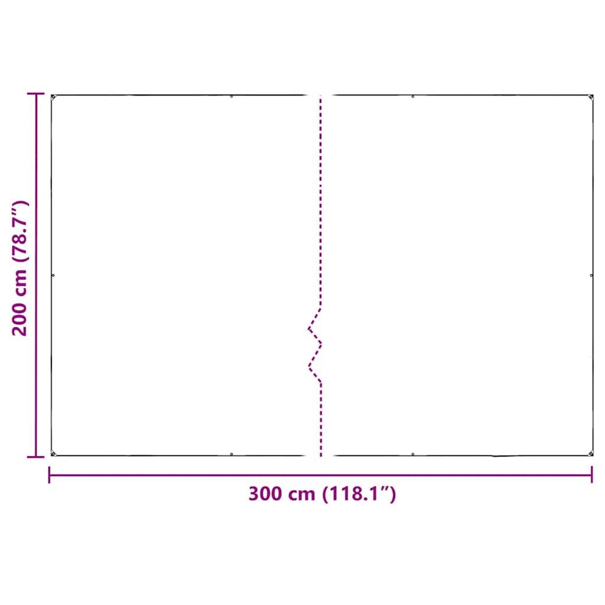 Voir la diapositive 6 : VIDAXL Couverture vegetale avec œillets 2x3 m PVC