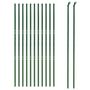 Voir la diapositive 3 : VIDAXL Cloture en treillis metallique vert 1,4x25 m acier galvanise
