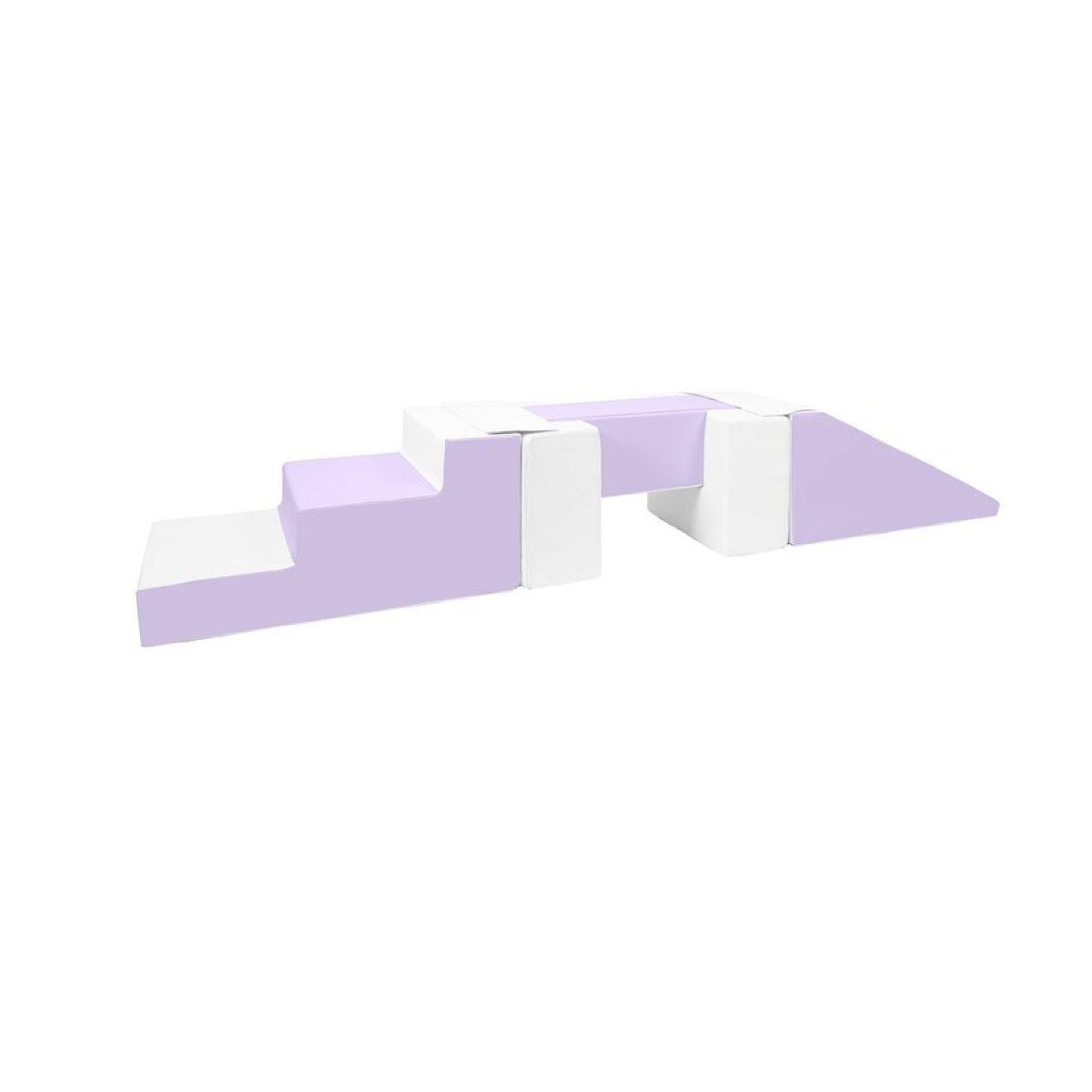 VELINDA Passerelle 5 blocs blanc lilas