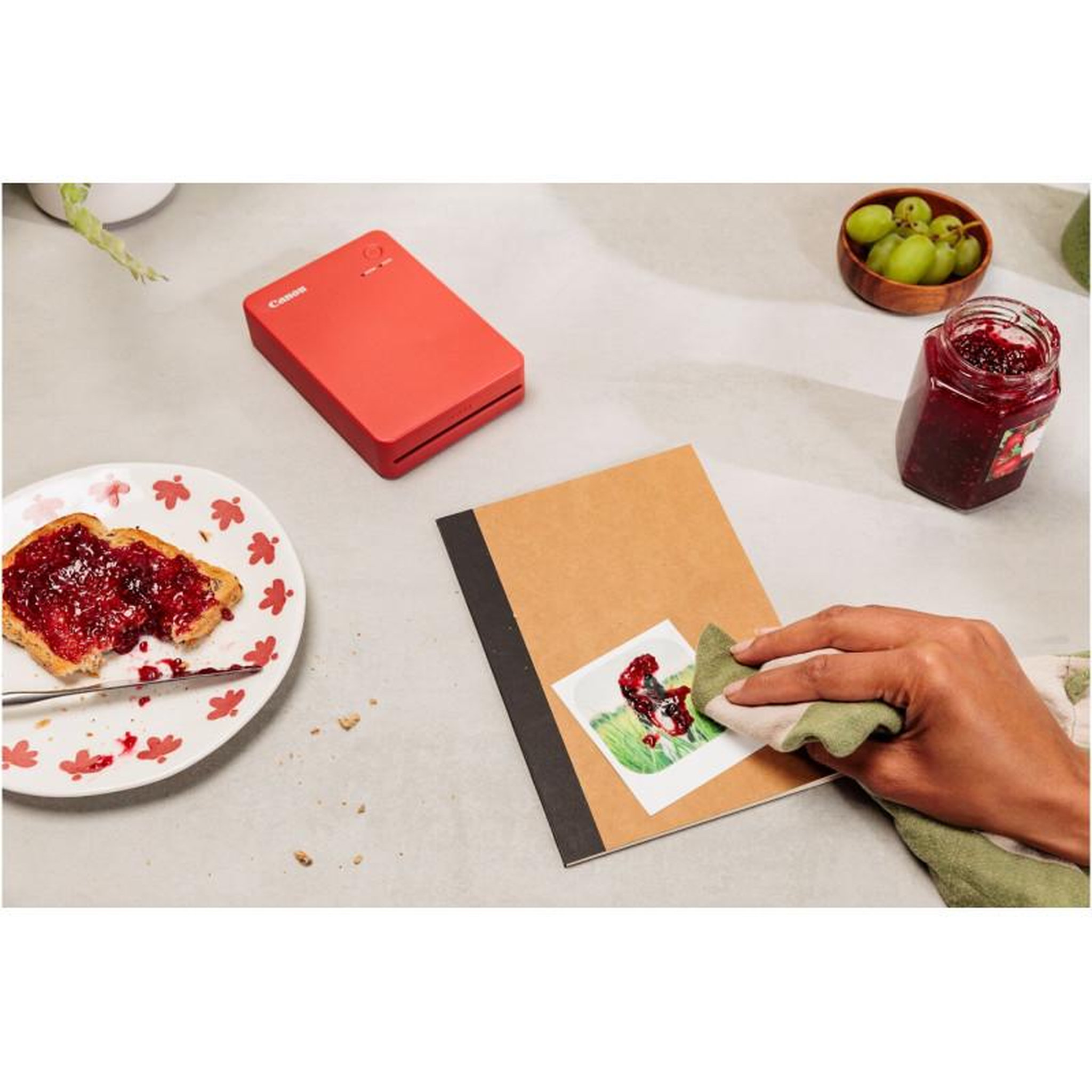 Voir la diapositive 6 : Canon Imprimante photo portable SELPHY QX20 Rouge Terracotta