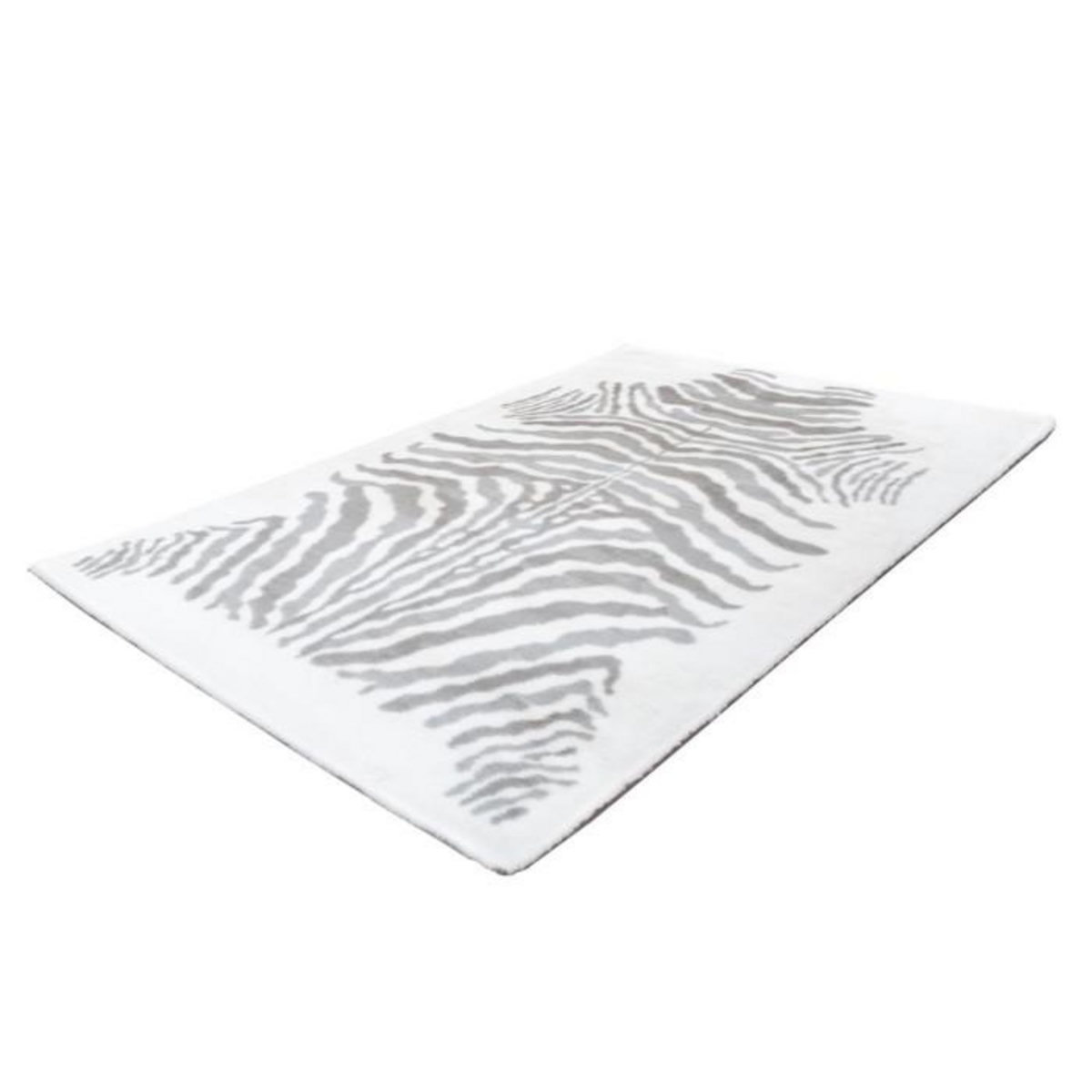 Paris Prix Tapis Imprimé Animal  Rabbit  Gris & Blanc