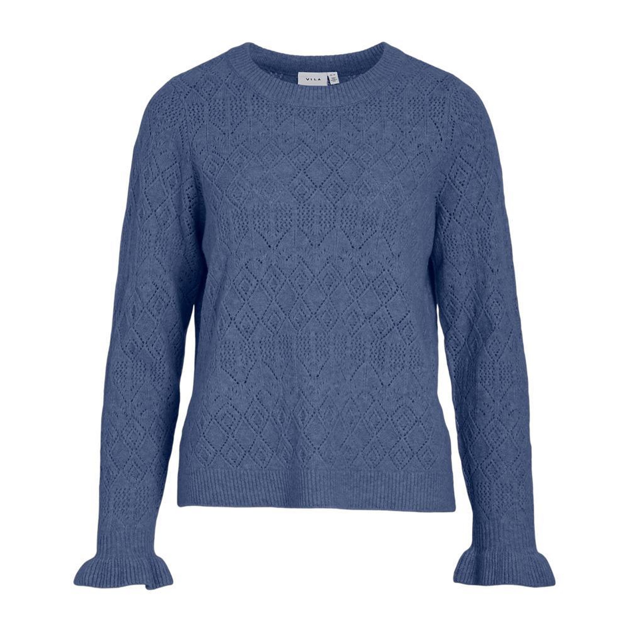 Vila Pull Bleu Femme Vila Jacia. Coloris disponibles : Bleu