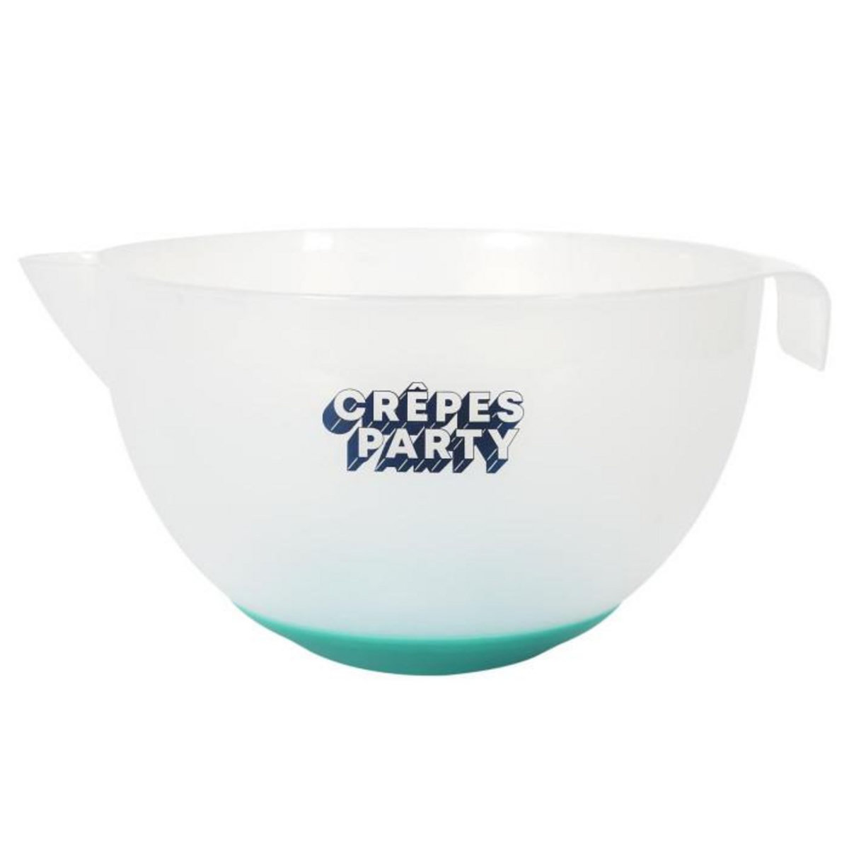 Paris Prix Bol Mélangeur  Chandeleur  3L Transparent & Vert