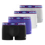Voir la diapositive 1 : UMBRO Lot de 4 Boxers coton homme uni ceinture