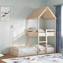 Voir la diapositive 1 : VIDAXL Lit superpose sans matelas 90x200 cm bois de pin massif
