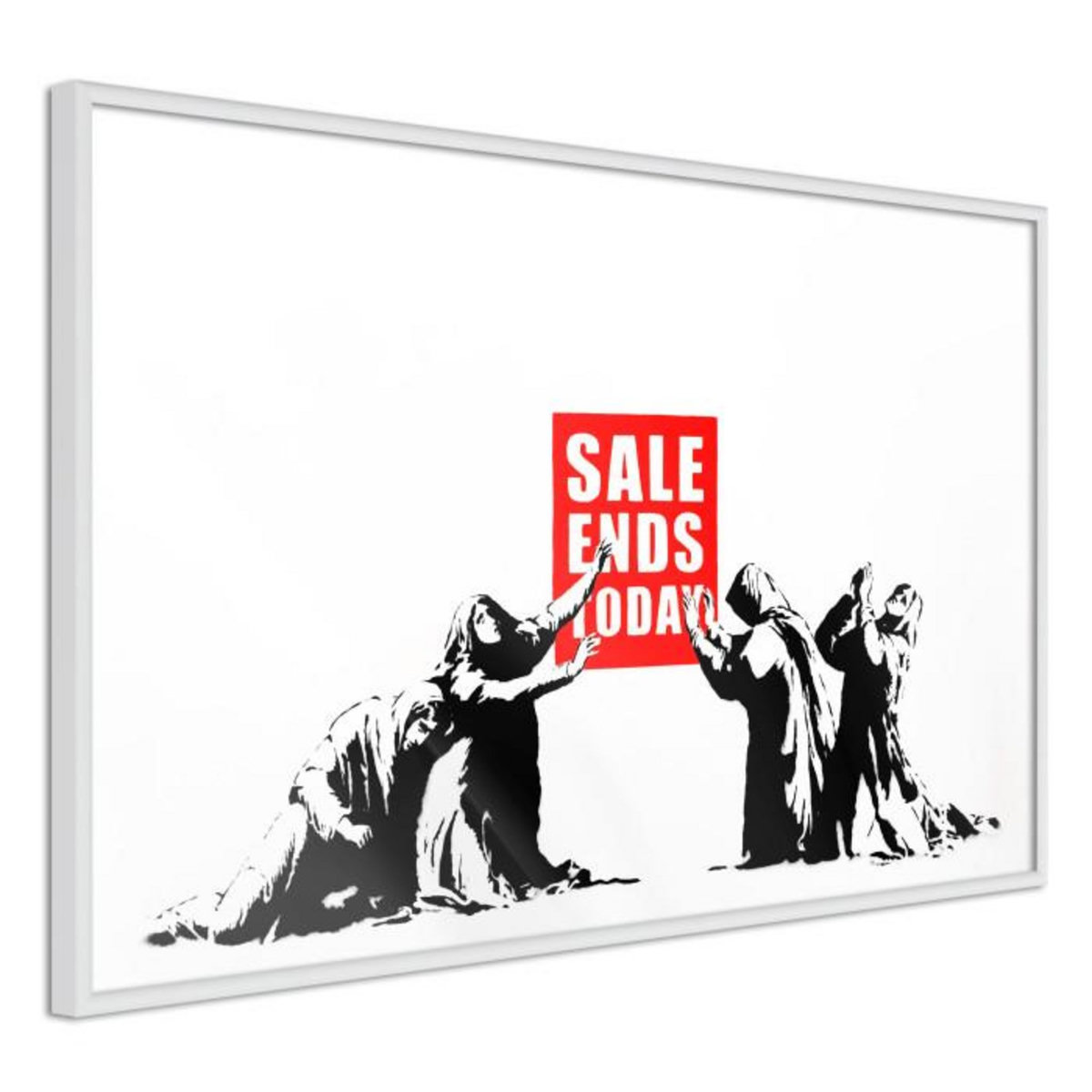 Paris Prix Affiche Murale Encadrée  Banksy Sale Ends