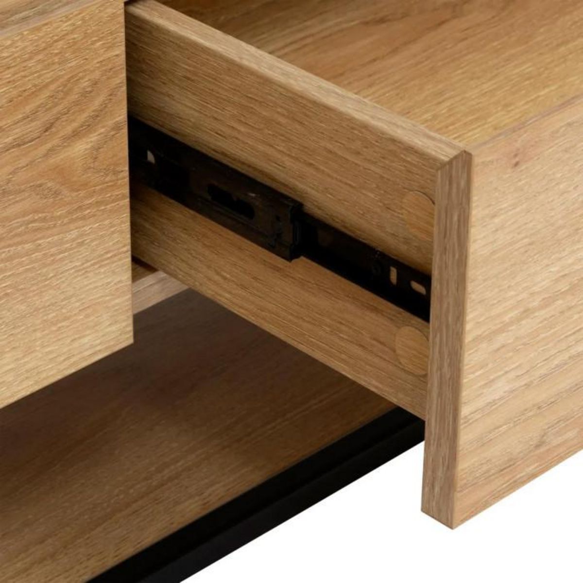 ATMOSPHERA Meuble TV 3 Tiroirs  Aldéa  160cm Naturel