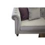 Voir la diapositive 2 : Paris Prix Canapé 3 Places en Velours  Chesterfield  217cm Gris Clair