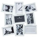 ATMOSPHERA Pêle-mêle 9 Photos Evy - 48 x 46 cm. Coloris disponibles : Blanc, Noir