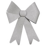 FEERIC LIGHT & CHRISTMAS Nœud Déco à Paillettes  Colorama  30cm Argent