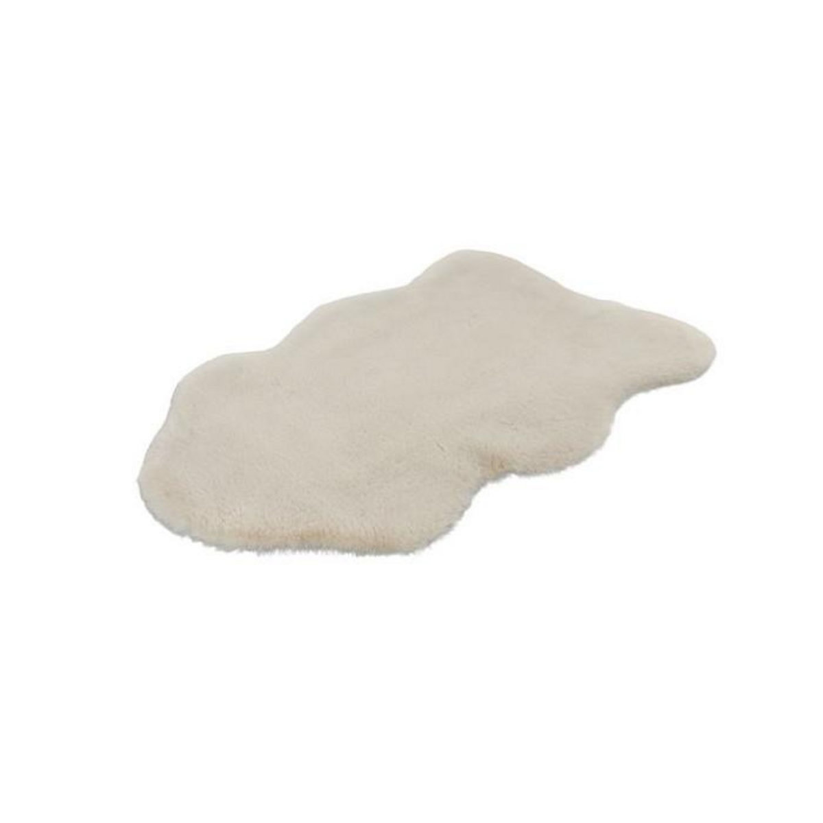 Paris Prix Tapis Imitation Fourrure  Kunda  60x90cm Ivoire