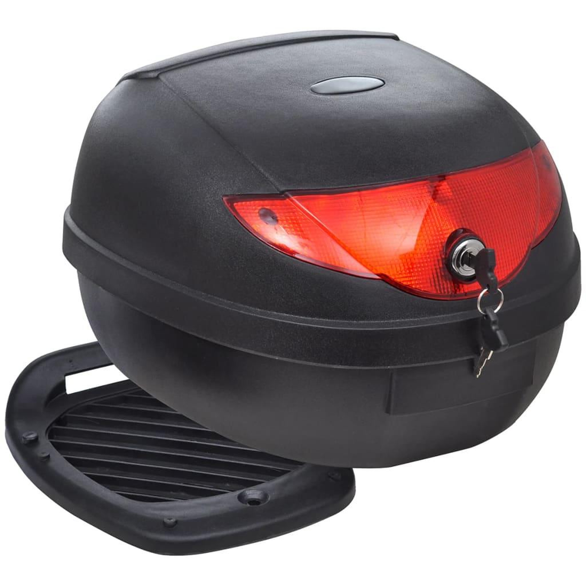 VIDAXL Boîte de moto 36 L pour un seul casque