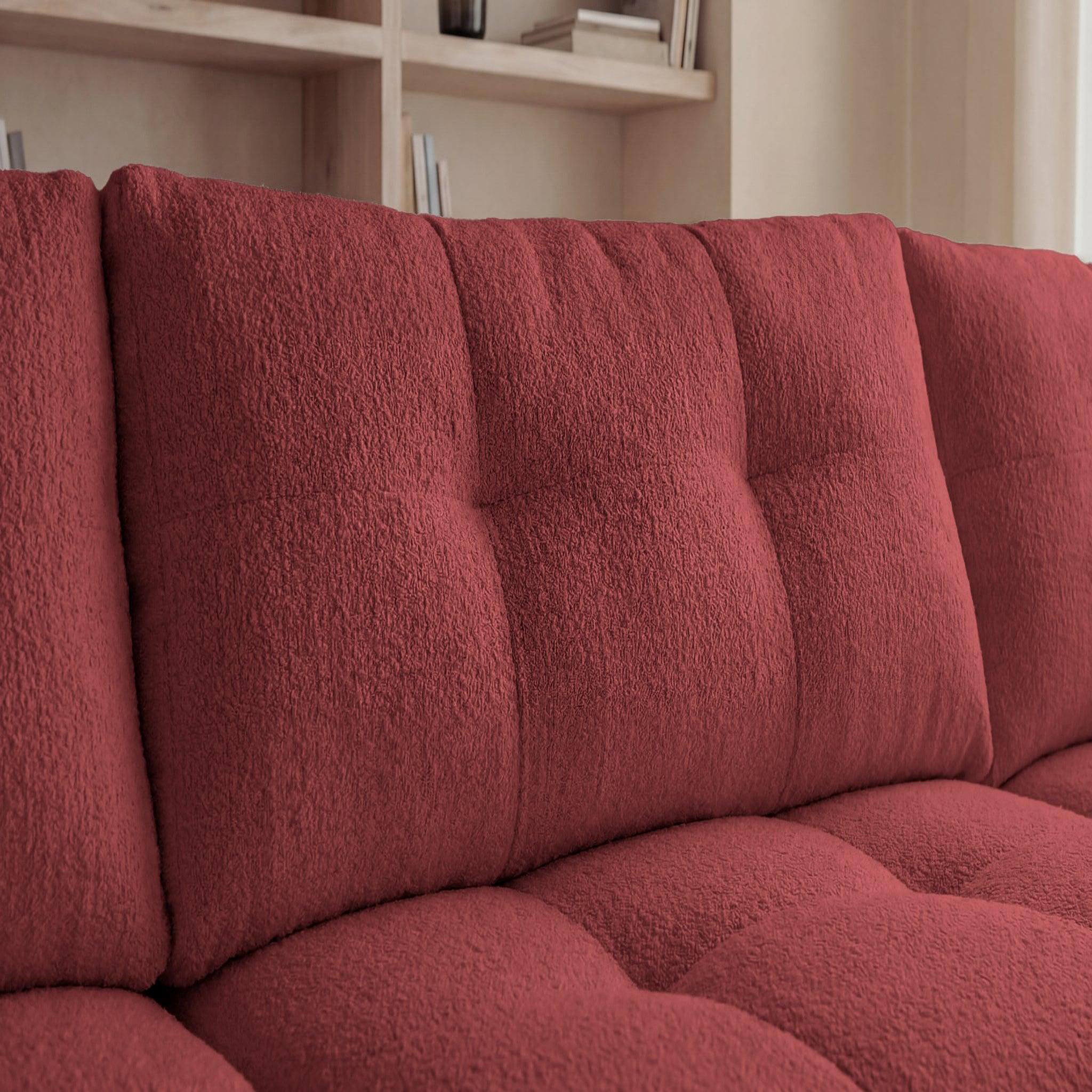 Voir la diapositive 5 : CASANOVA PARIS Constance - canapé panoramique tissu chenille