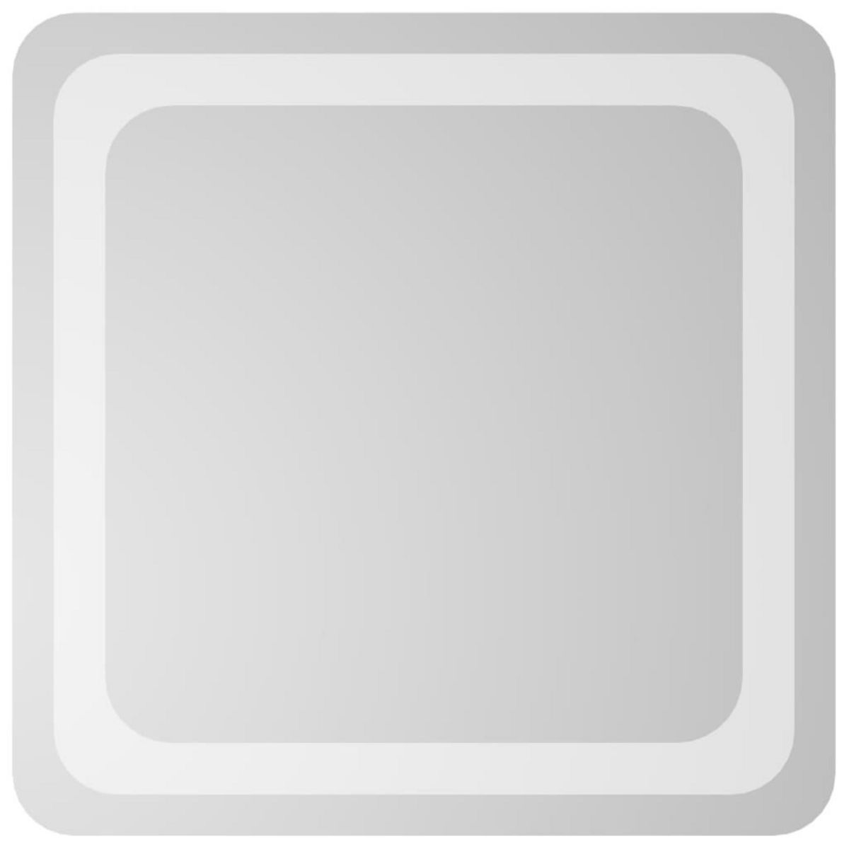 VIDAXL Miroir de salle de bain a LED 40x40 cm