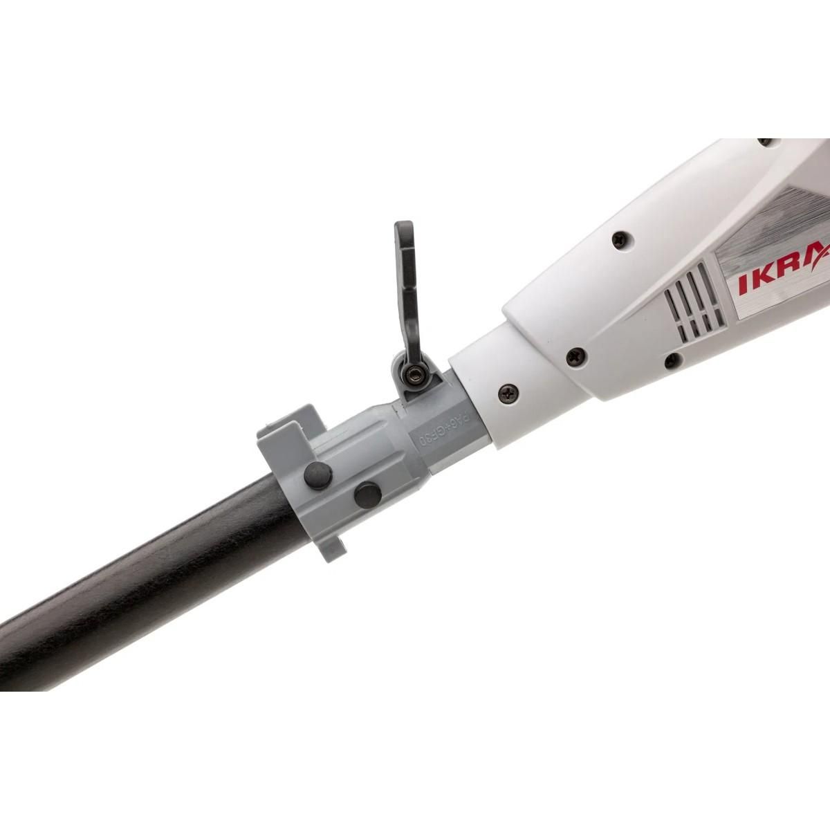 Ikra Elagueuse sur perche téléscopique 750W Extensible jusqu'à 4m - Elageuse électrique - Chaîne Auto-Lubrifiée Ikra