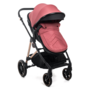 Voir la diapositive 3 : BEBELISSIMO BEBELISSIMO - Poussette combinée trio 3 en 1 - siège auto 0+ CAVO – nacelle – dès la naissance – jusqu'à 22kg - bordeaux