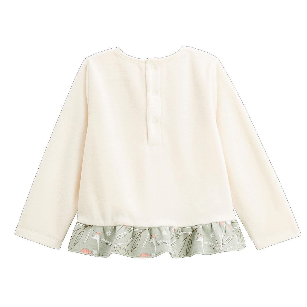Petit Béguin Pyjama enfant 2 pièces en velours Lison