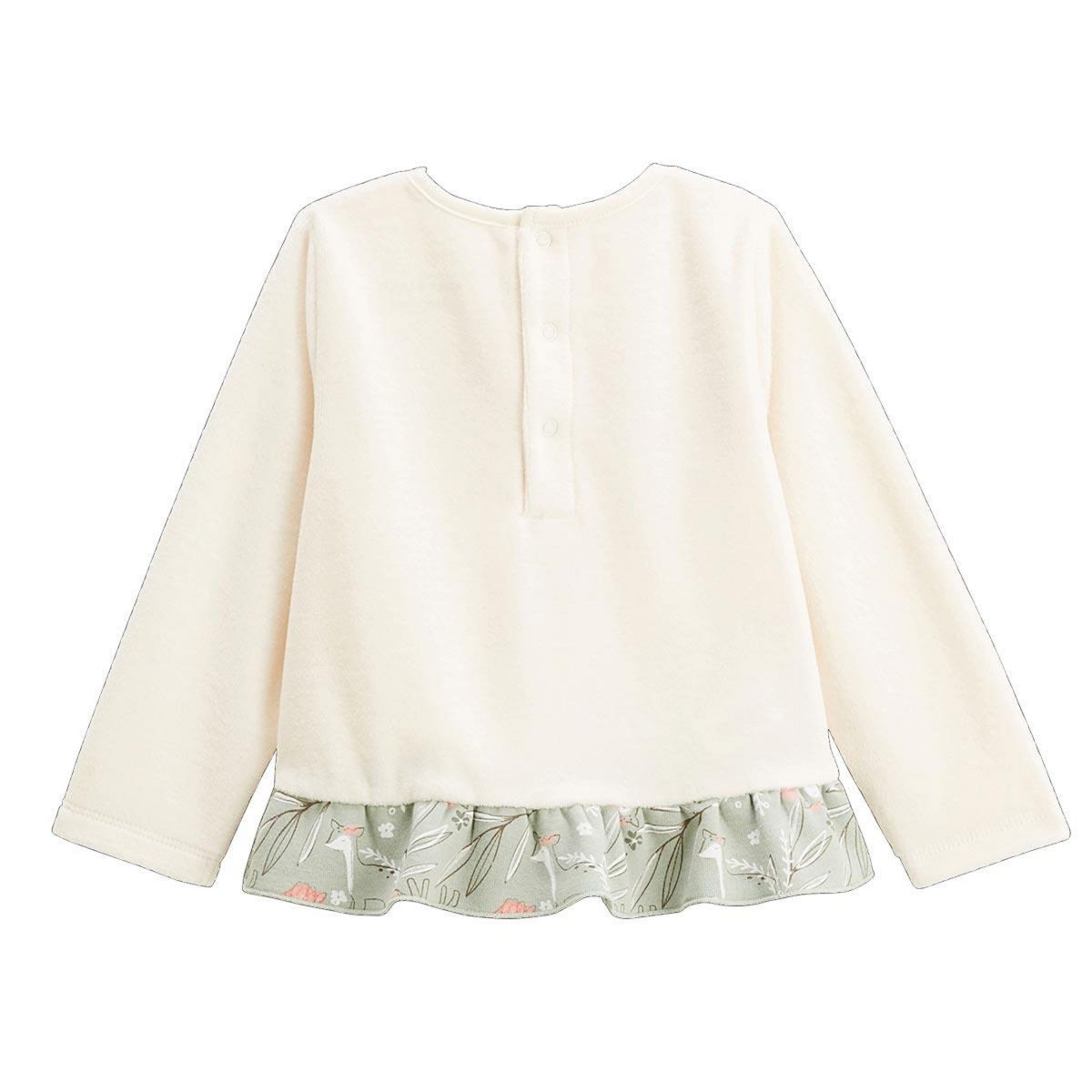 Petit Béguin Pyjama enfant 2 pièces en velours Lison