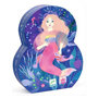 Voir la diapositive 1 : Djeco Puzzle silhouette - Ella la sirene - 36 pcs