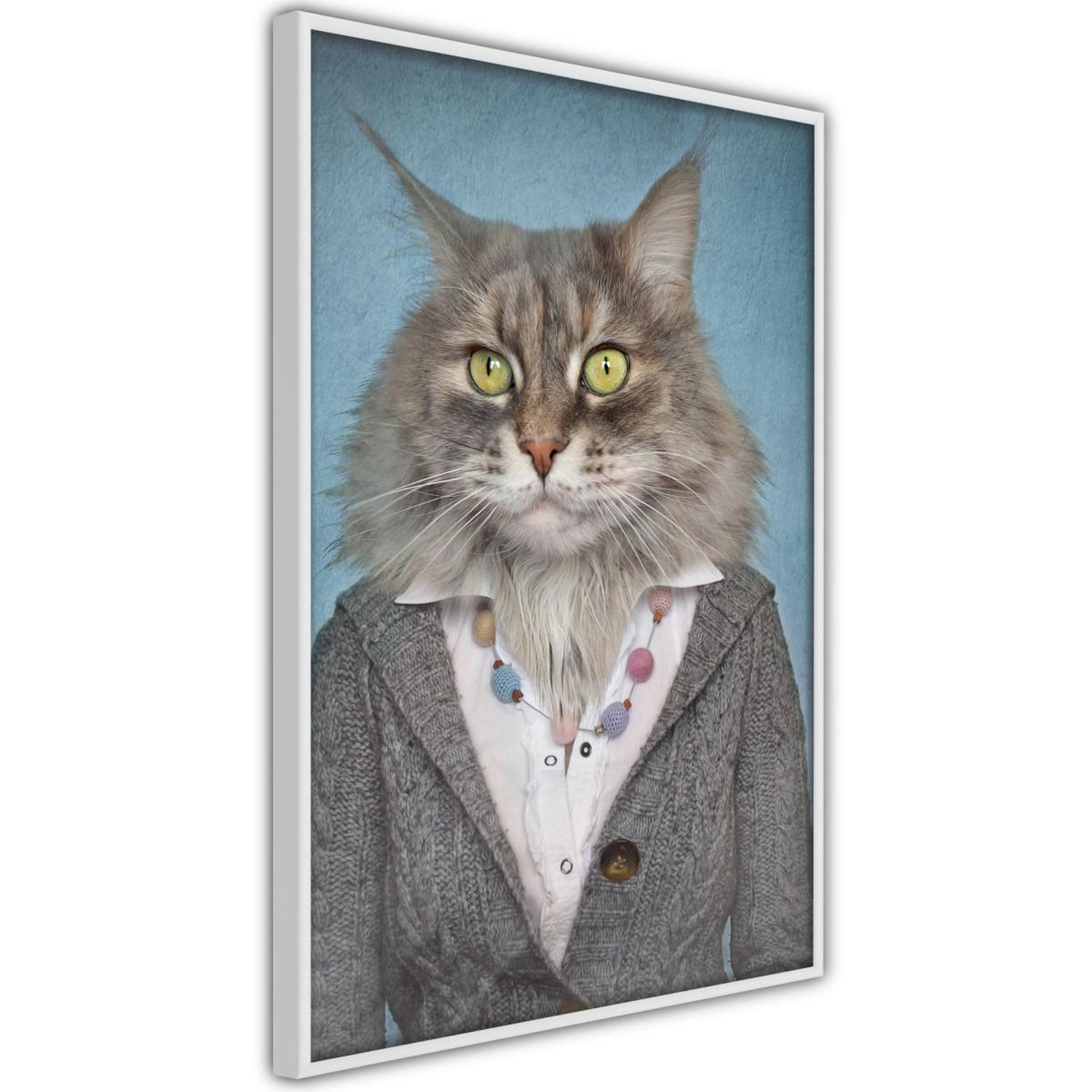 Paris Prix Affiche Murale Encadrée  Animal Alter Ego Cat