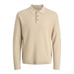 Jack & Jones Polo Manches  ongues  Homme Jack & Jones Sandri. Coloris disponibles : Beige