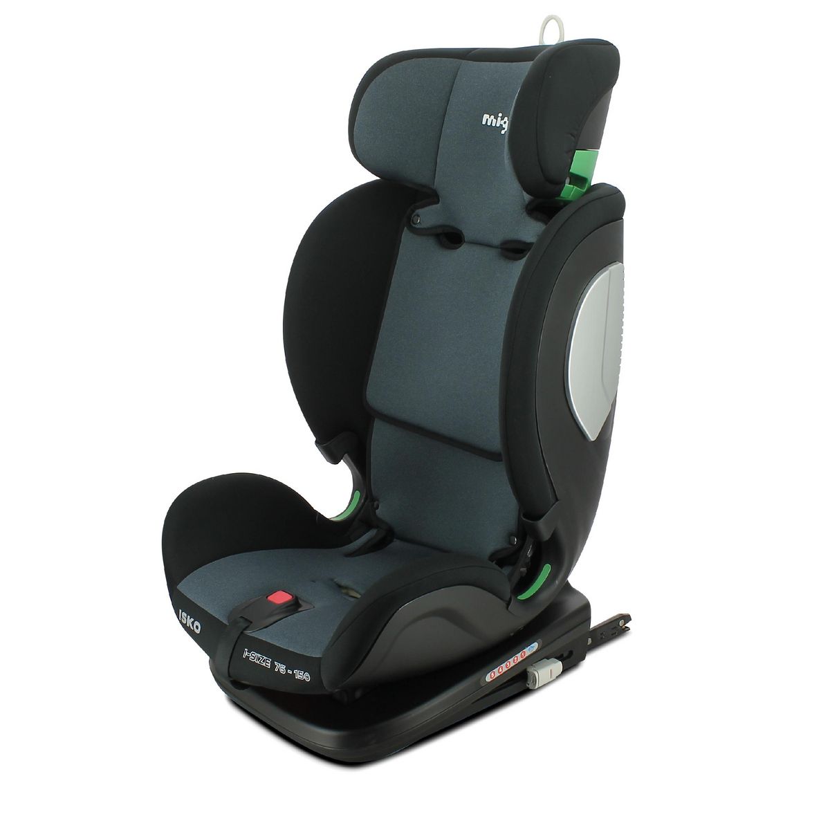 NANIA Migo -Siège auto isofix inclinable Isize 76-150cm - groupe 1/2/3 (9-36kg)- protection latérale- housse confort