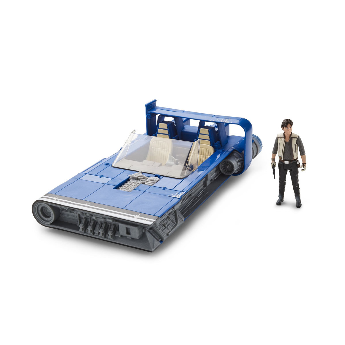 HASBRO Véhicule Star Wars Landspeeder Force Link2.0 + Figurine Han Solo