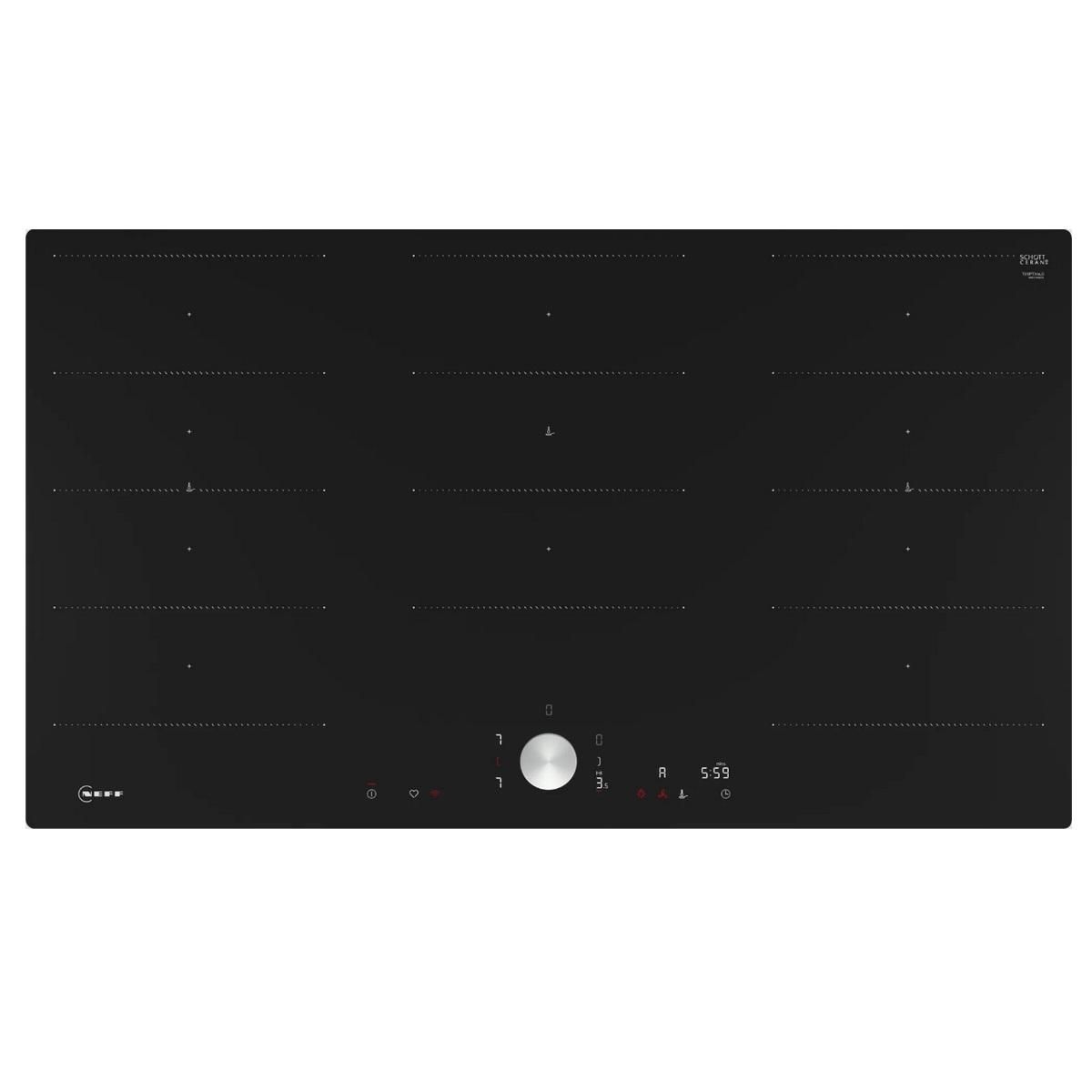 Neff Table de cuisson induction 90cm 5 feux 1100w noir - T69PTX4L0