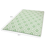 Voir la diapositive 5 : ID MARKET Tapis extérieur BAHAMAS vert sauge 180 x 280 CM