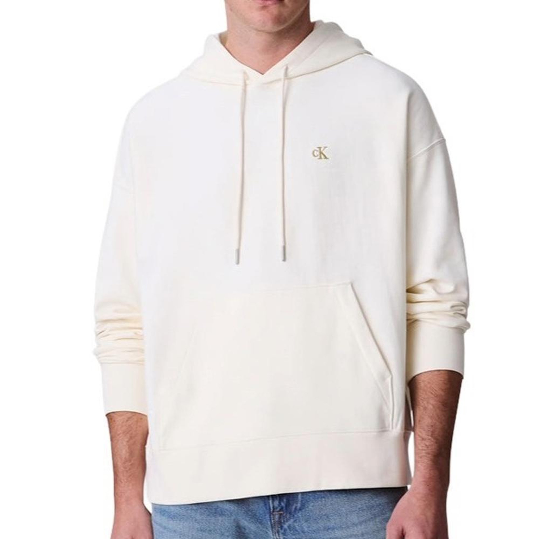 CALVIN KLEIN JEANS Sweat à Capuche Beige Homme Calvin Klein Jeans Premium Terry. Coloris disponibles : Beige