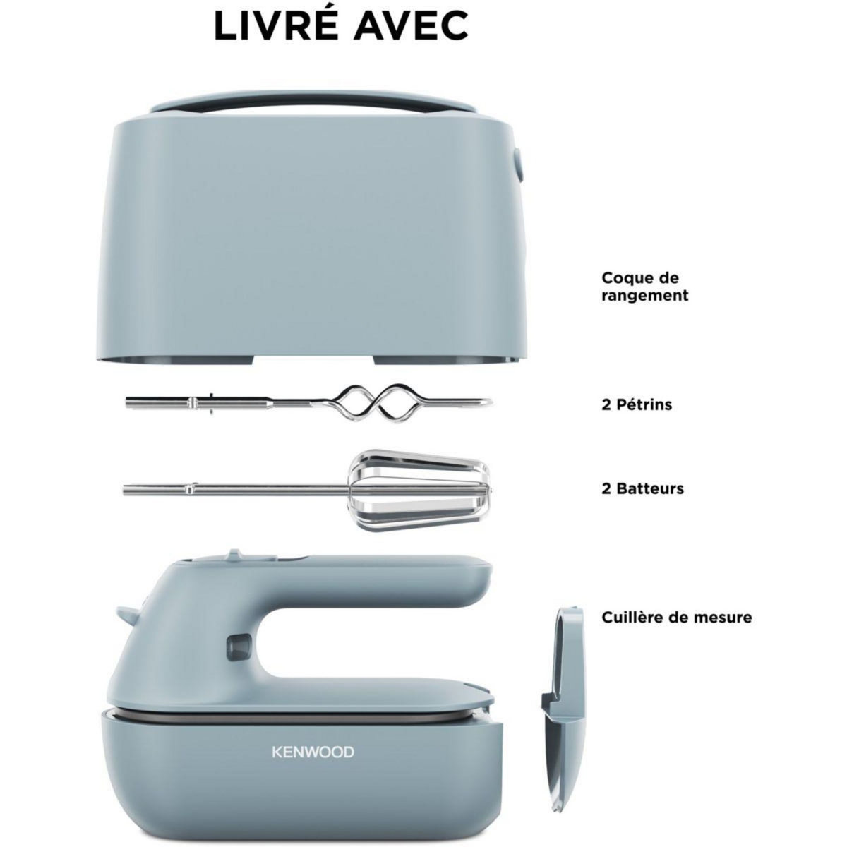 KENWOOD Batteur Go HMP40.000GY