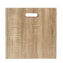 Voir la diapositive 2 : Paris Prix Cube de Rangement  Bois  30x30cm Naturel