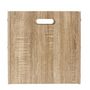 Voir la diapositive 2 : Paris Prix Cube de Rangement  Bois  30x30cm Naturel