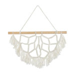 Paris Prix Déco Murale à Suspendre  Demi Mandala  60cm Blanc