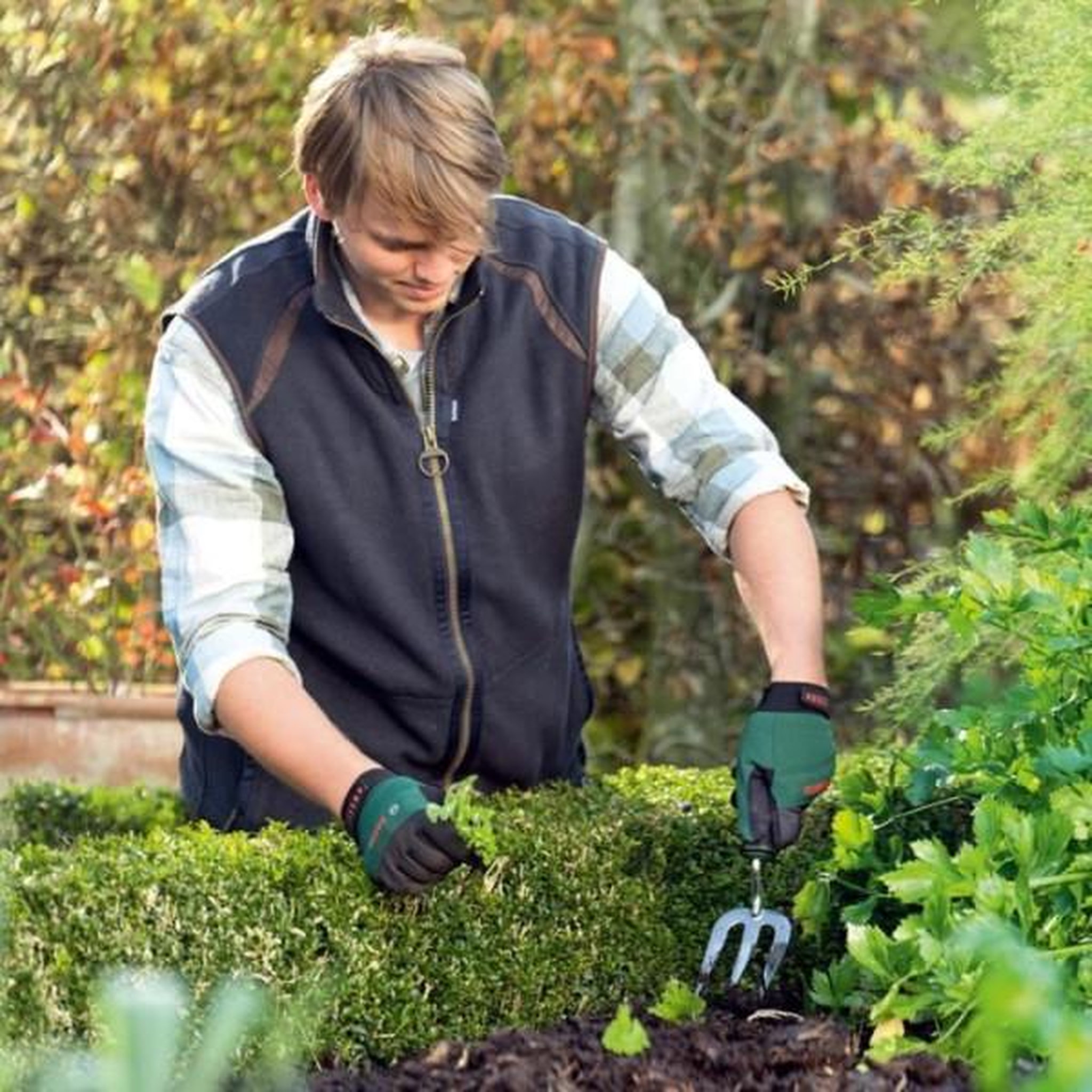 Voir la diapositive 4 : BOSCH Fourche a main Bosch - acier inoxydable