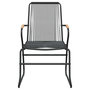 Voir la diapositive 4 : VIDAXL Chaises de jardin lot de 2 noir 58x59x85,5 cm Rotin PVC