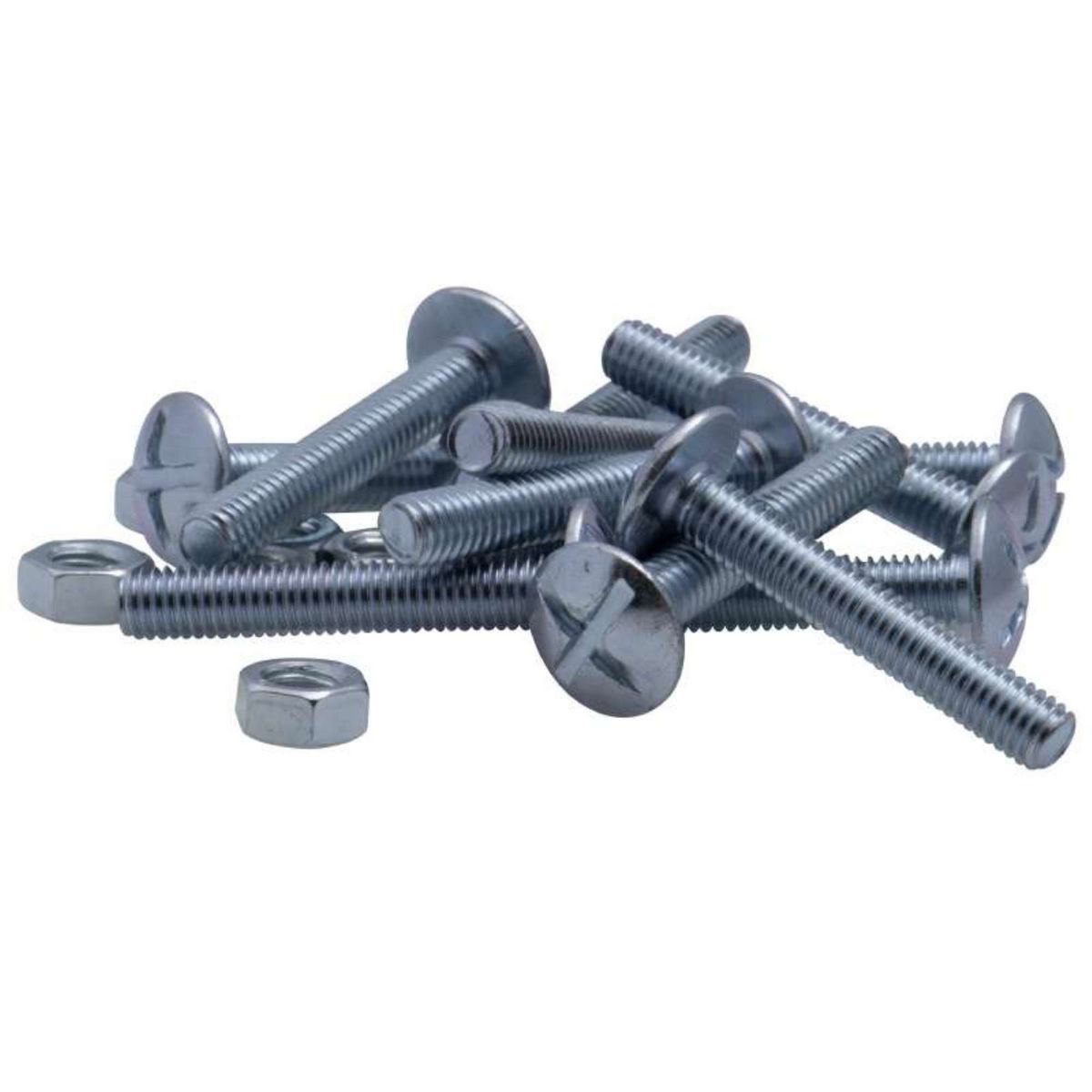  Boulon poêlier zingué Vissal Ø 6x20mm  lot de 12 boulons