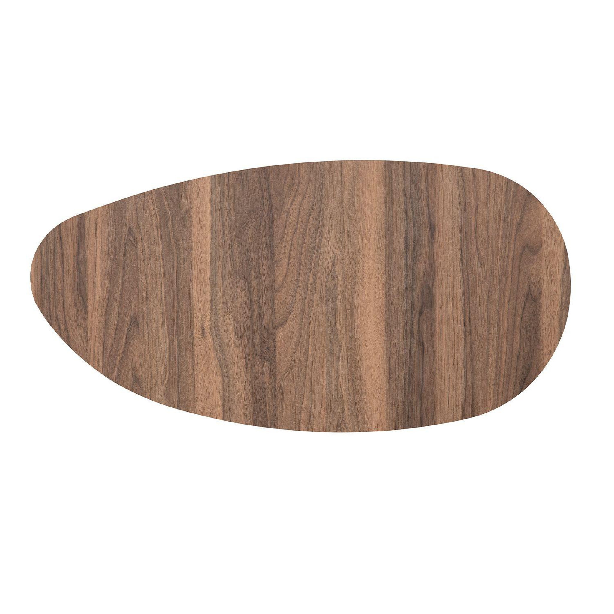 Voir la diapositive 3 : Habitat et Jardin Table basse en bois  nora  100 x 50 x 45 cm - noyer