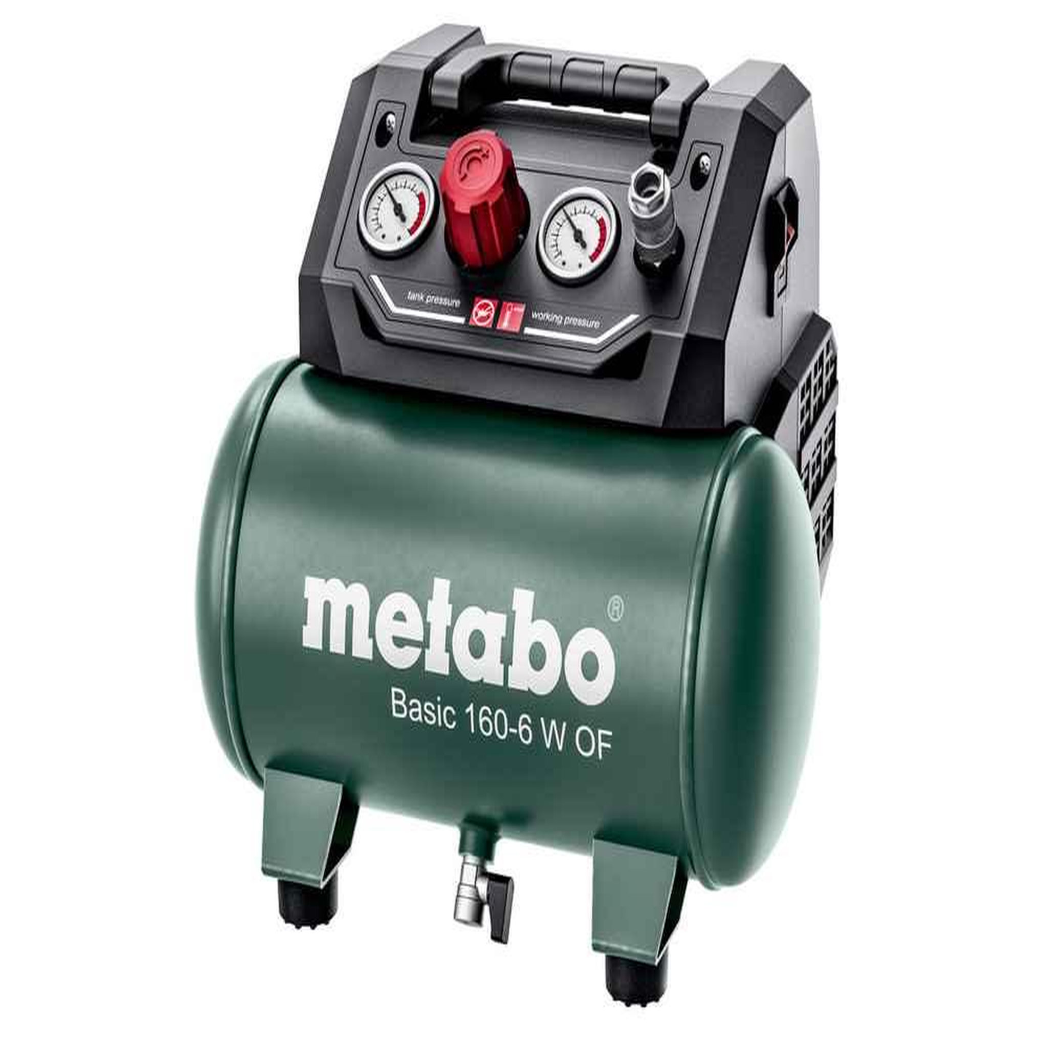 METABO SAS Compresseur Basic 160-6 W OF - Moteur sec - débit effectif 55 l/min